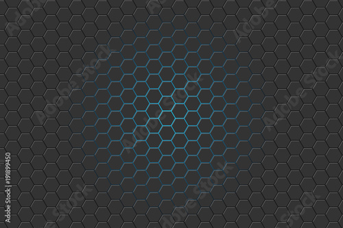 Hexagon pattern. Vector.