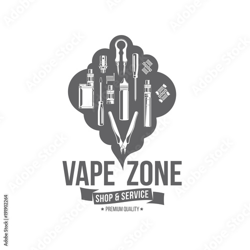 vape vector badges