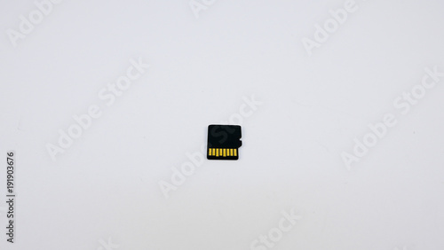 Micro SD Card isolated on white background