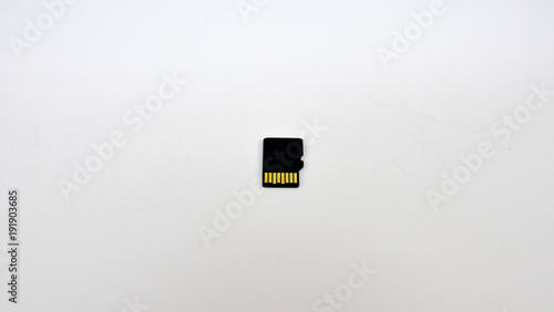Micro SD Card isolated on white background