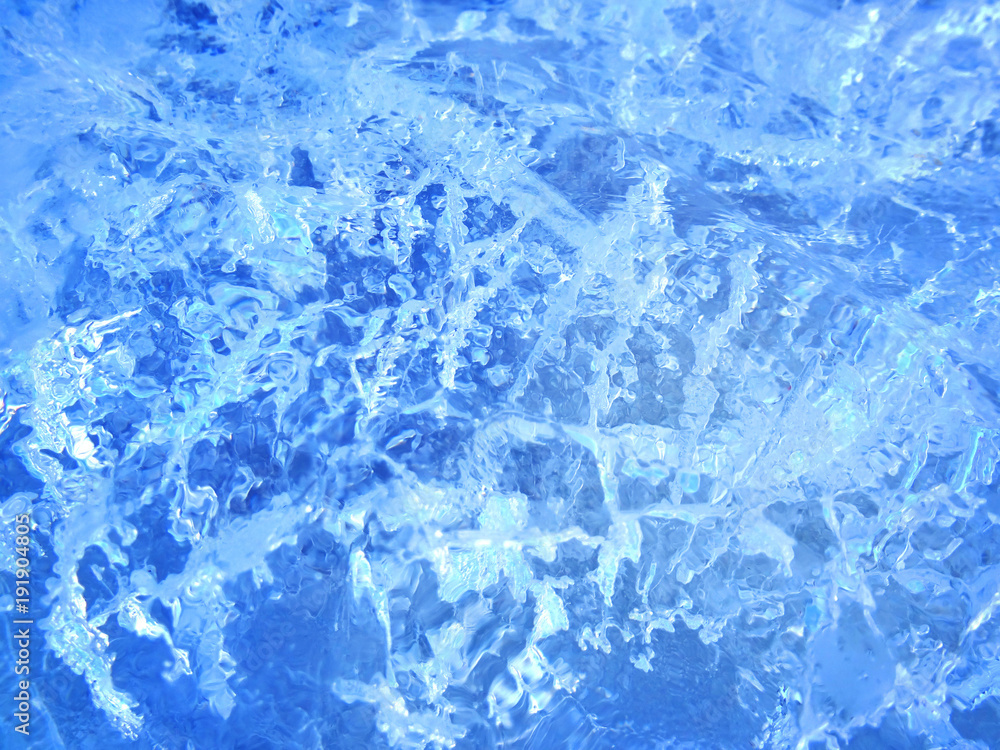 Obraz premium Colorful ice. Abstract ice texture.