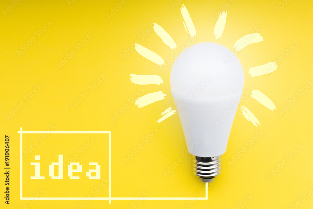 Light Bulb, concept of idea in business Light Bulb, concept of idea in business