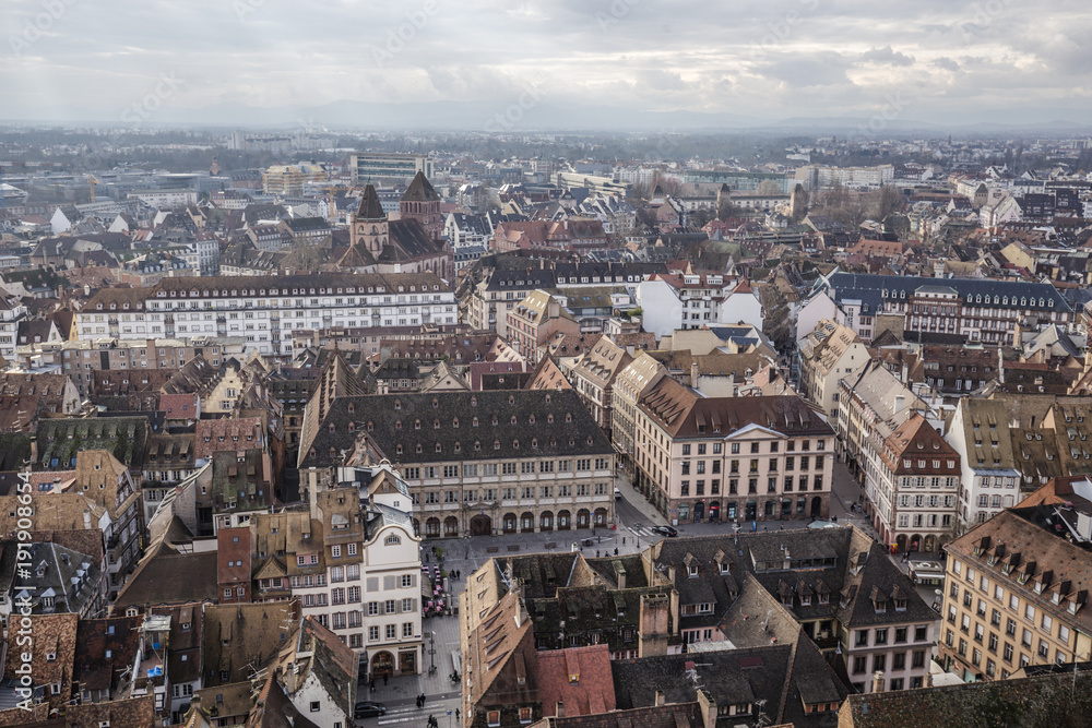 Fototapeta premium Strasbourg Rooftops