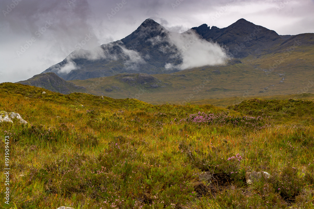 Fototapeta premium A Moody Stormy Day on The Isle of Skye, Scotland