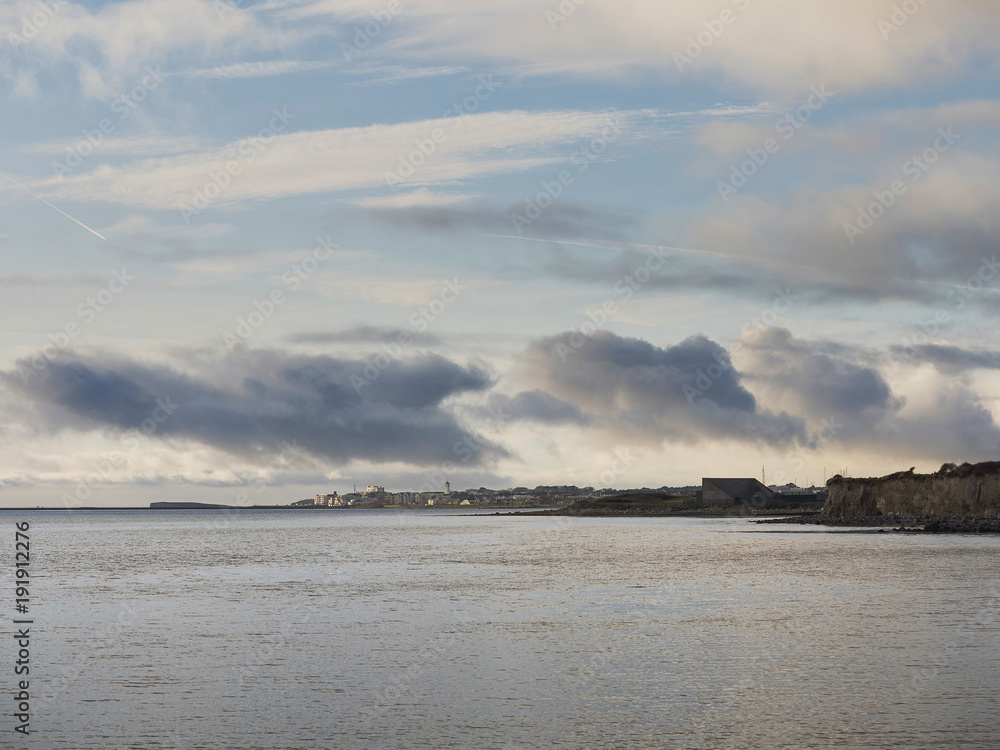 Clouds over Salthill Galway city, Ireland.