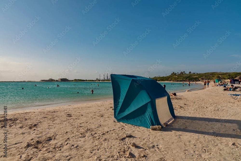 Aruba island tropical beach in the Caribbean sea in the Netherlands Antilles Aruba island tropical beach in the Caribbean sea in the Netherlands Antilles
