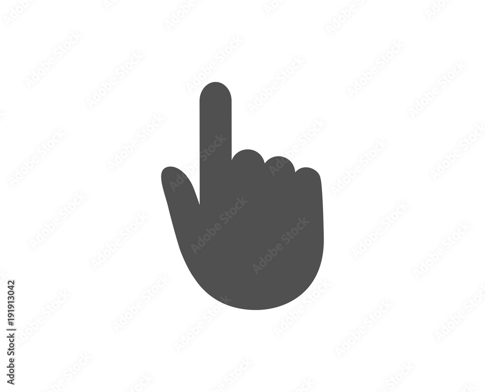 Hand Click simple icon. Finger touch sign. Cursor pointer symbol. Quality design elements. Classic style. Vector Hand Click simple icon. Finger touch sign. Cursor pointer symbol. Quality design elements. Classic style. Vector