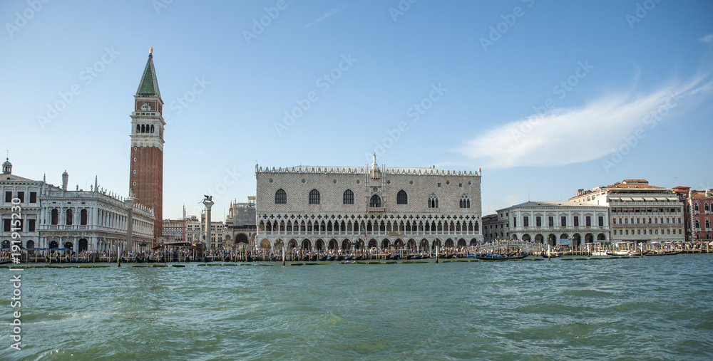 view of Venice from the sea