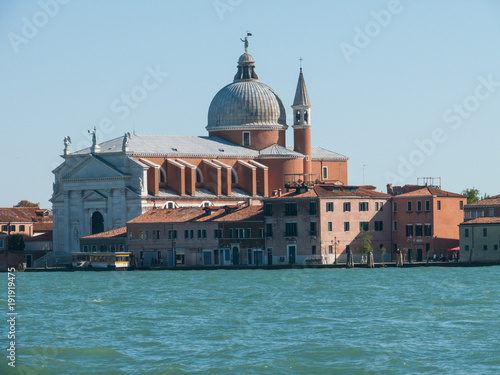 Beautiful church in Venice, the gran canal