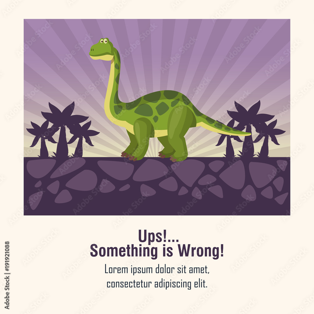 Error 404 dinosaur theme icon vector illustration graphic design Error 404 dinosaur theme icon vector illustration graphic design