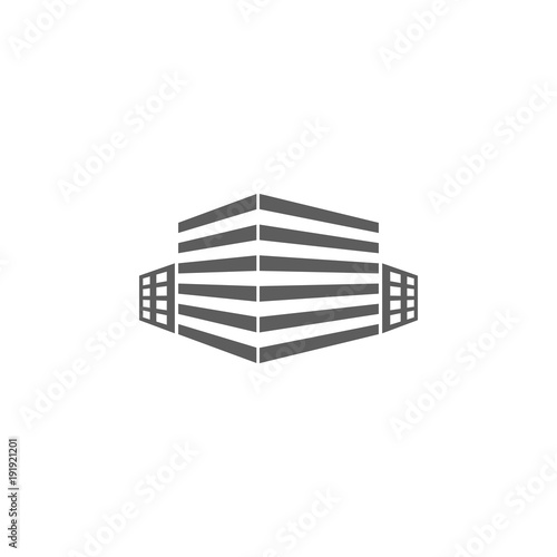 Wallpaper Mural 3d building icon. Element of buildings for mobile concept and web apps. Icon for website design and development, app development. Premium icon Torontodigital.ca