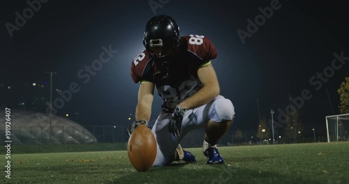 Football Kickoff Slow motion