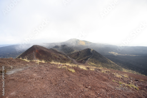 Etna Volcano view, Shelter Sapienza, Sicily, Italy