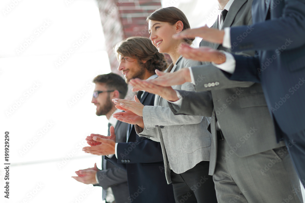 Business people hands applauding Business people hands applauding