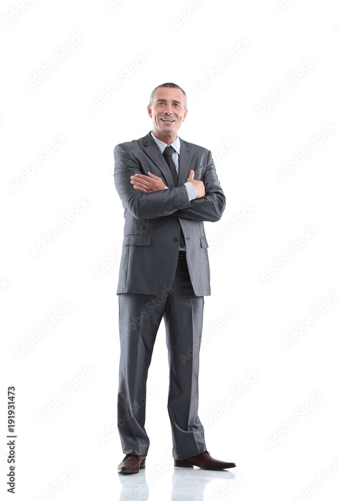 portrait in full growth. successful smiling businessman. portrait in full growth. successful smiling businessman.