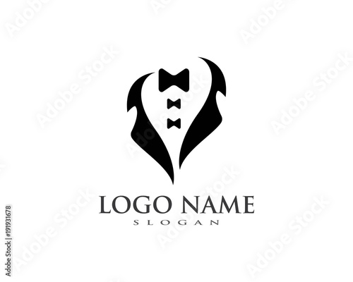 Tuxedo logo vector template