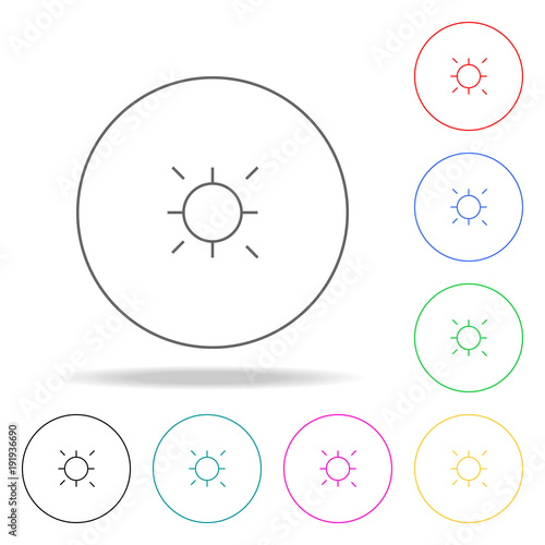 Kiwi fruit icon. Element firefighters multi colored icons for mobile concept and web apps. Thin line icon for website design and development, app development. Premium icon