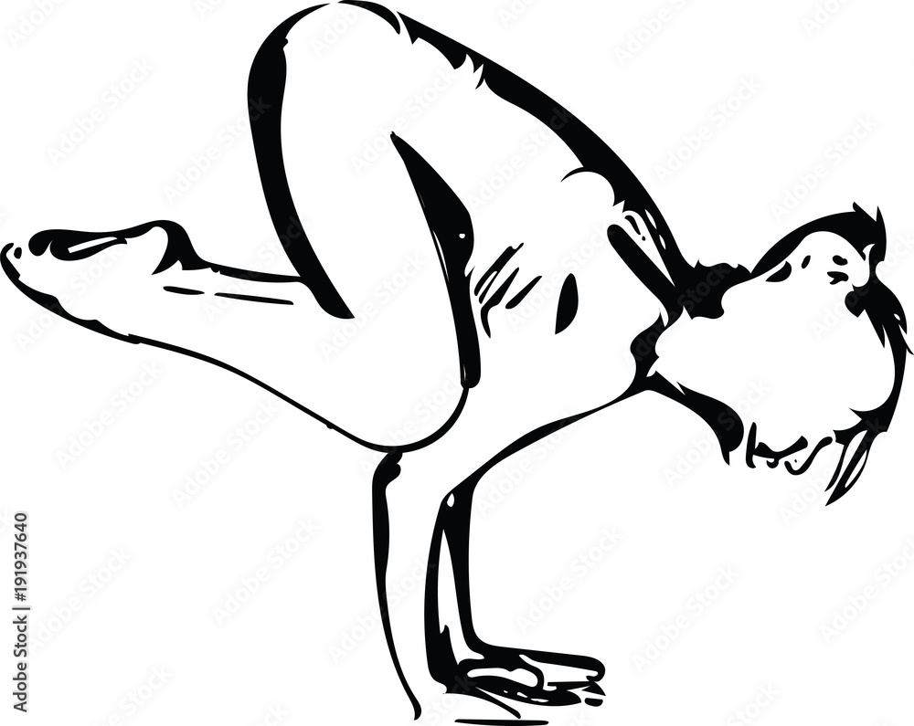 Beautiful sporty fit yogini woman practices yoga Beautiful sporty fit yogini woman practices yoga