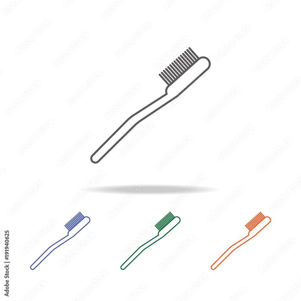 Toothbrush tooth brush icon. Element of bathroom tools multi colored icon for mobile concept and web apps. Icon for website design and development, app development. Premium icon Toothbrush tooth brush icon. Element of bathroom tools multi colored icon for mobile concept and web apps. Icon for website design and development, app development. Premium icon
