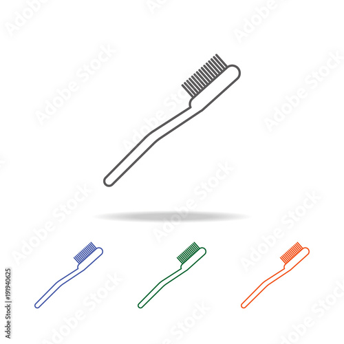 Toothbrush tooth brush icon. Element of bathroom tools multi colored icon for mobile concept and web apps. Icon for website design and development, app development. Premium icon