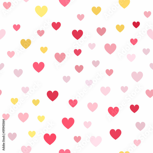 Heart pattern. Seamless vector