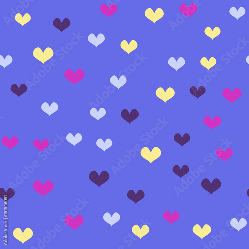 Heart pattern. Seamless vector