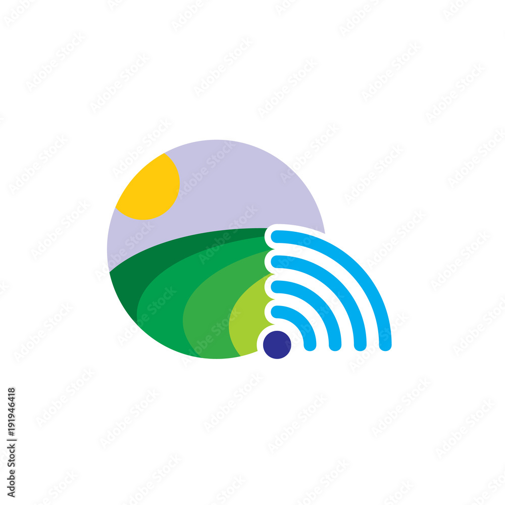 Wifi Nature Logo Icon Design Wifi Nature Logo Icon Design