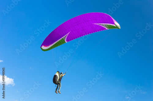  voile de parapente magenta 