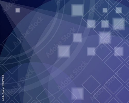 Blue abstract background vector illustration. Wallpaper with the concept of the night sky. Evening pattern.