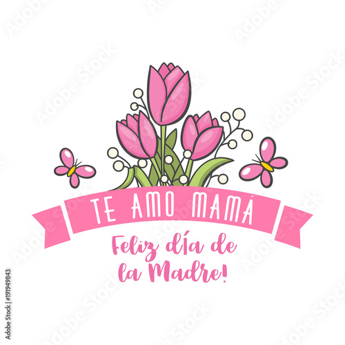 Spanish mother day greeting