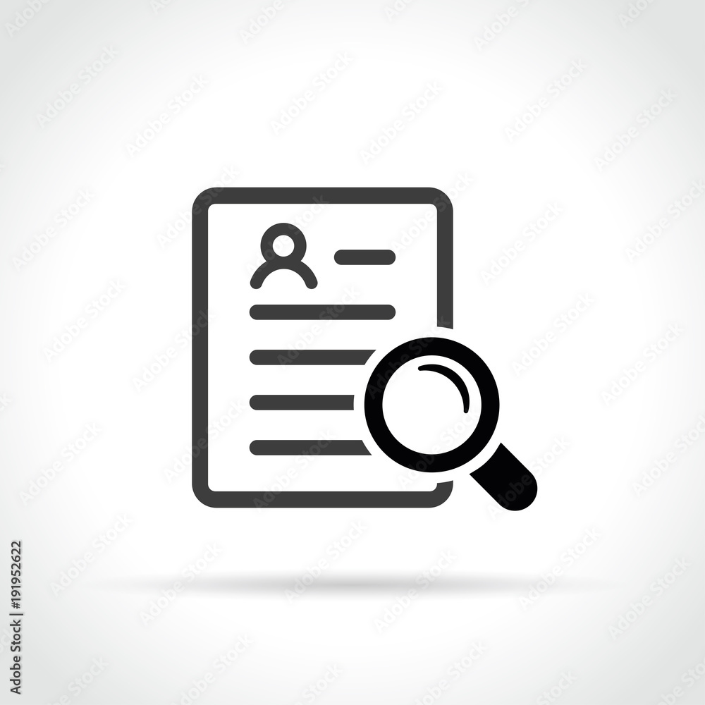 hiring icon on white background hiring icon on white background
