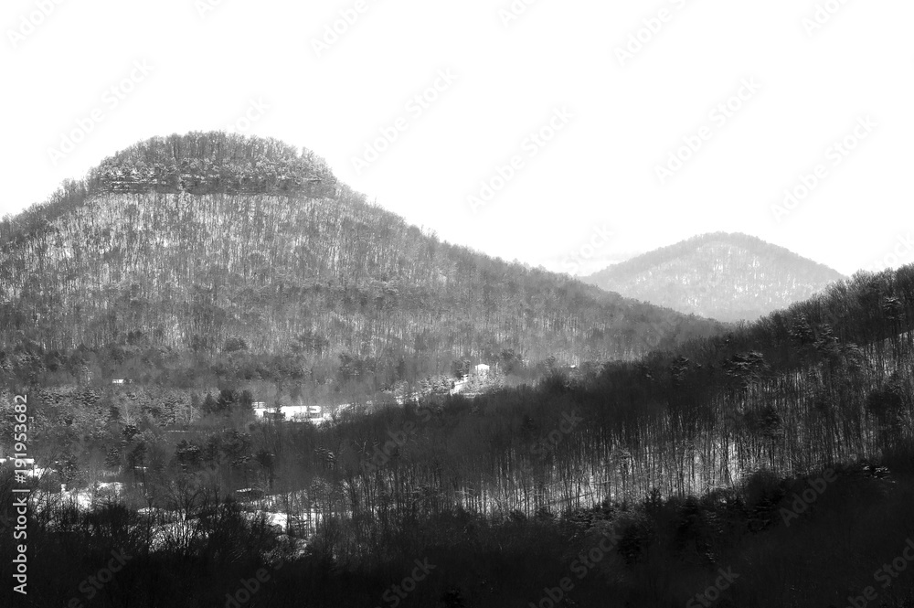 Snowy Appalachian Mountains - Near Berea, Kentucky