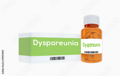 Dyspareunia - medicinal concept photo