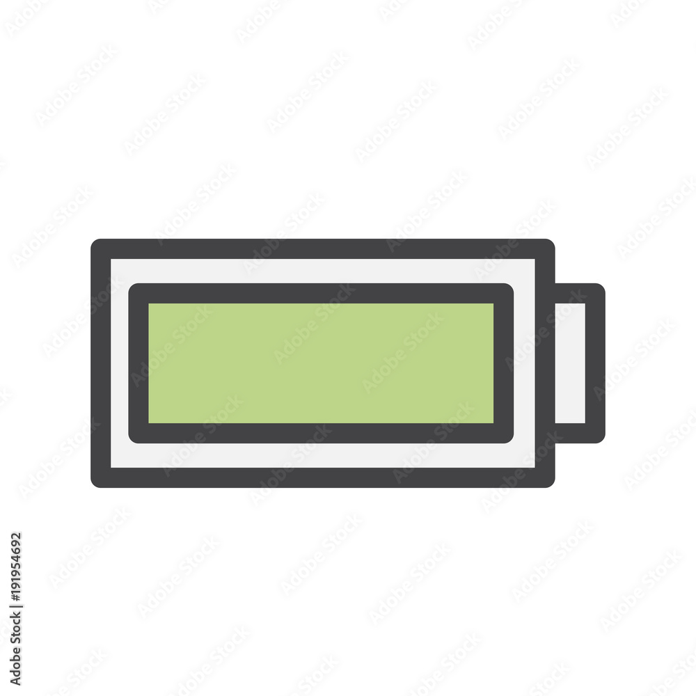 Illustration of battery Illustration of battery