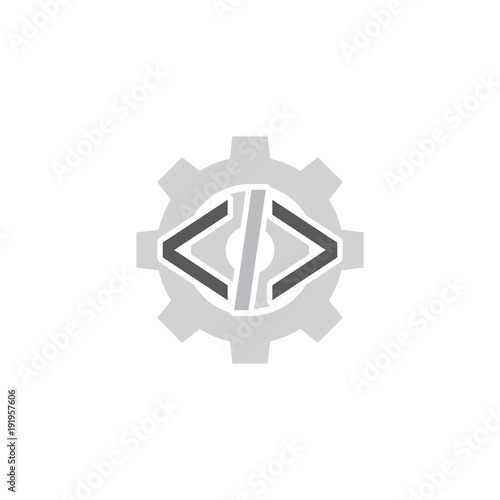 Code Gear Logo Icon Design
