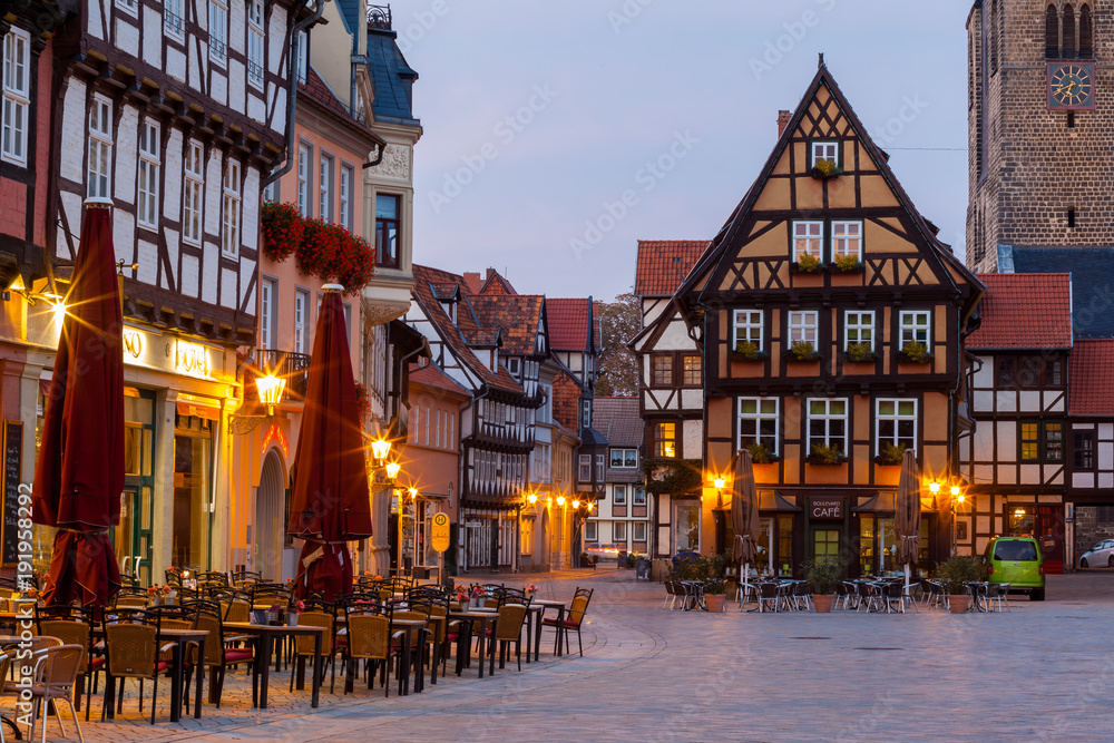 Fototapeta premium historische Altstadt von Quedlinburg