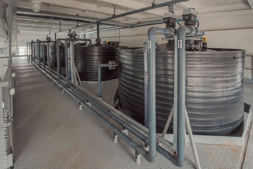Modern urban water treatment system Modern urban water treatment system
