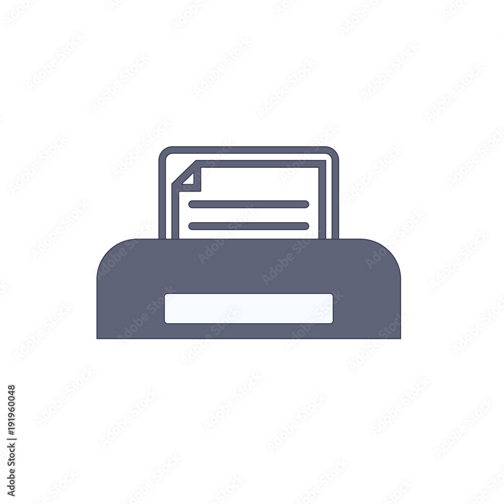 Document, paper, print, printer, printing icon Document, paper, print, printer, printing icon