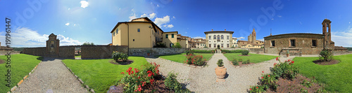 Monte San Savino, palazzo di monte con giardini a 360° © Maurizio Rovati