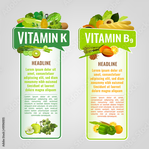 Vitamin Banners Set