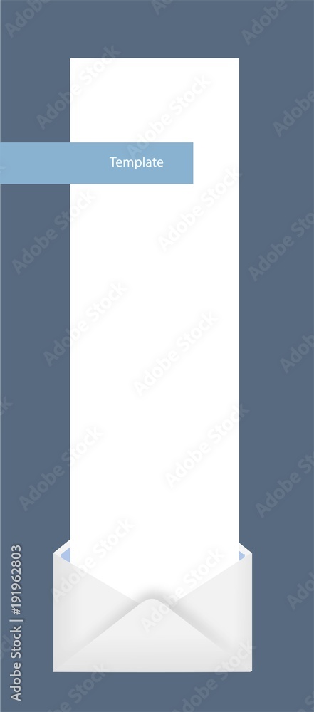 Envelope and letter vector illustration Envelope and letter vector illustration