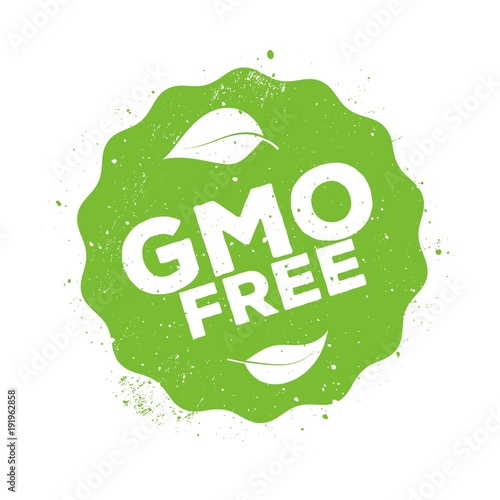 Gmo free vector sign