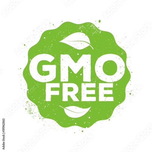 Gmo free vector sign