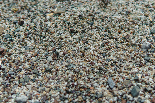 Background of small pebbles stones