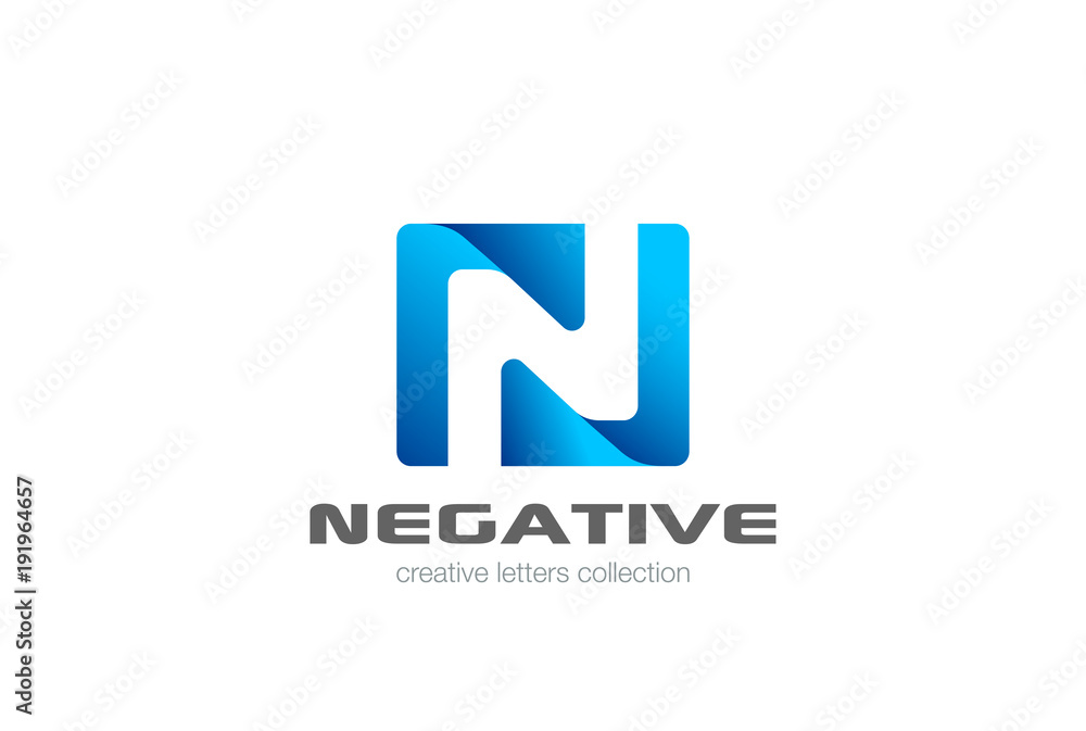 Letter A Logo ribbon design vector Negative space Technology Letter A Logo ribbon design vector Negative space Technology