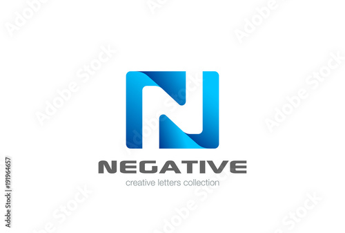 Free Download Letter A Logo ribbon design vector Negative space Technology - GFXLoad