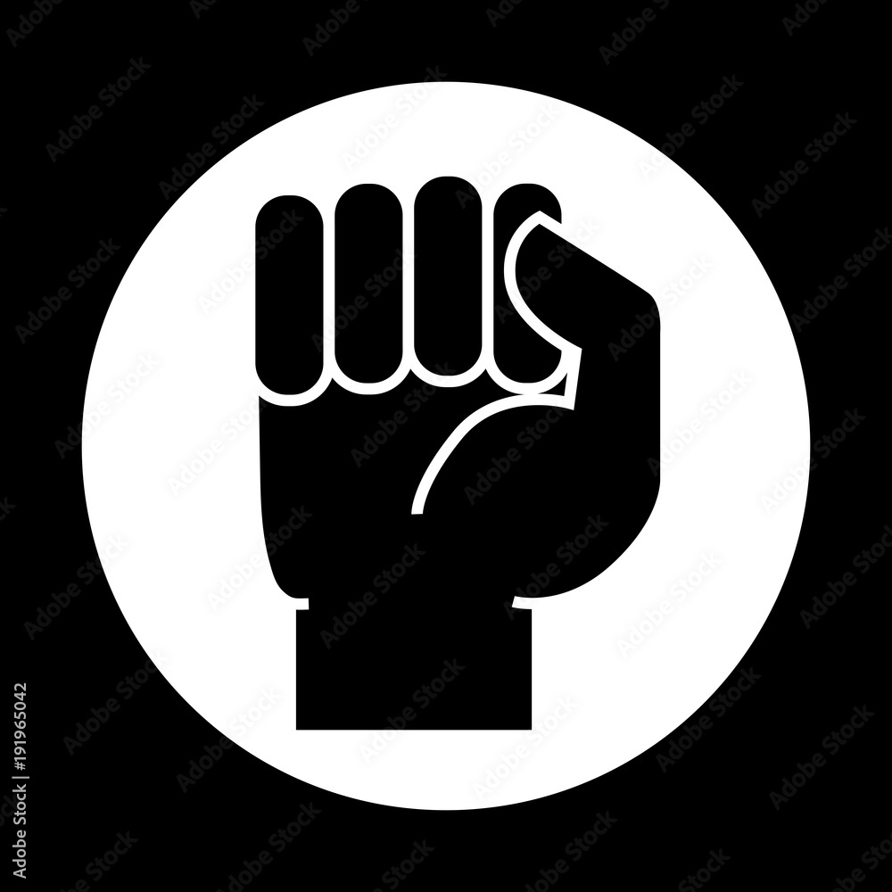 A hand clenched into a fist. Icon A hand clenched into a fist. Icon