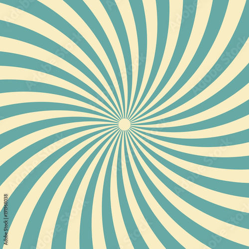Circus graphic radius effects green retro color and light brown for comic background.