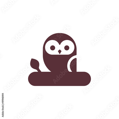 Owl vector icon © Oksana