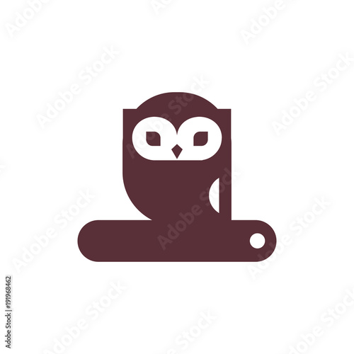 Owl vector icon © Oksana